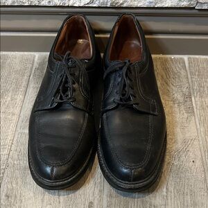 Allen Edmonds Wilbert Black Leather Oxford Shoes with rubber Soles size 12